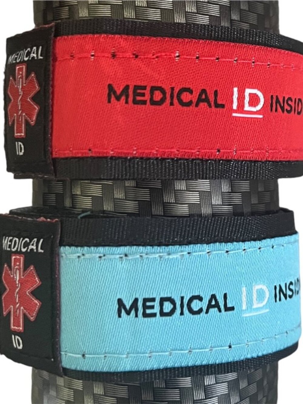 NEW! Youth, Small Adult Medical Alert ID Nylon Adjustable Bracelet Red Or Blue